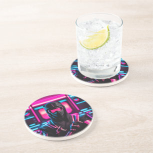 Neon Ninja Getränkeuntersetzer