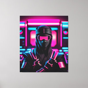 Neon Ninja Leinwanddruck