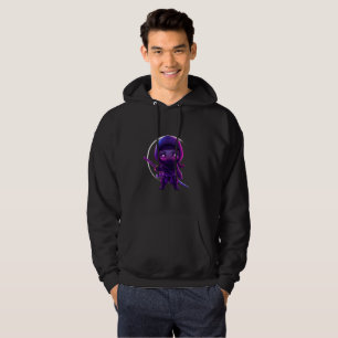 Neon Ninja - Niedlicher Cyberpunk-Stil Hoodie