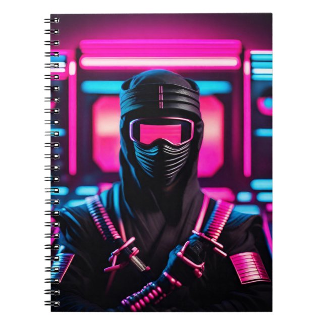 Neon Ninja Notizblock (Vorderseite)