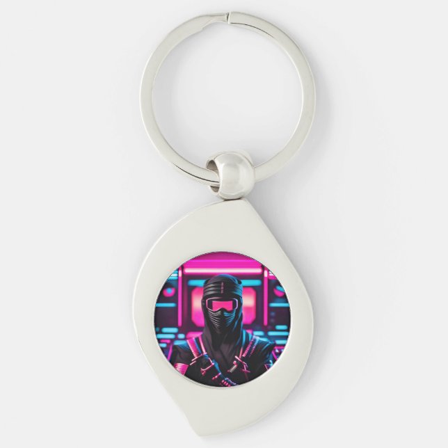 Neon Ninja Schlüsselanhänger (Vorderseite)