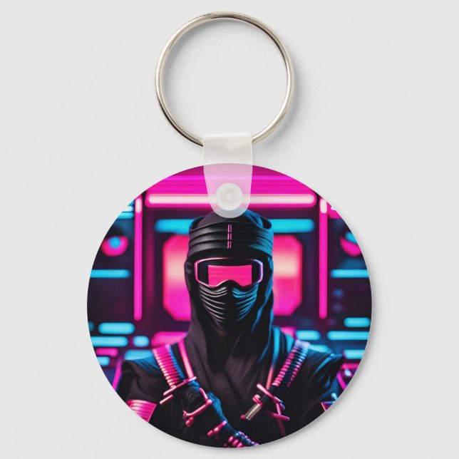 Neon Ninja Schlüsselanhänger (Vorderseite)