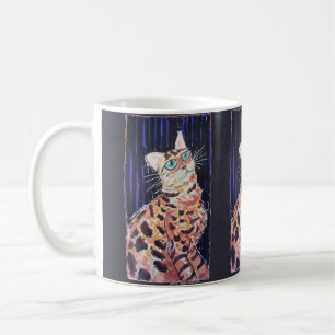 Neon Noir Bengalkatze Kaffeetasse