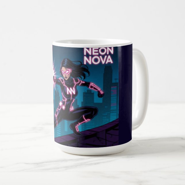 Neon Nova Kaffeetasse (VorderseiteRechts)