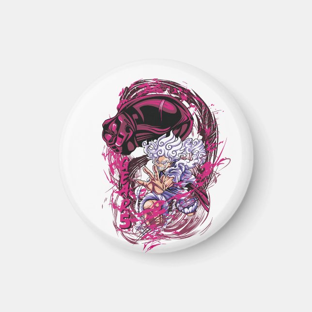 Neon One Piece Magnet (Vorne)