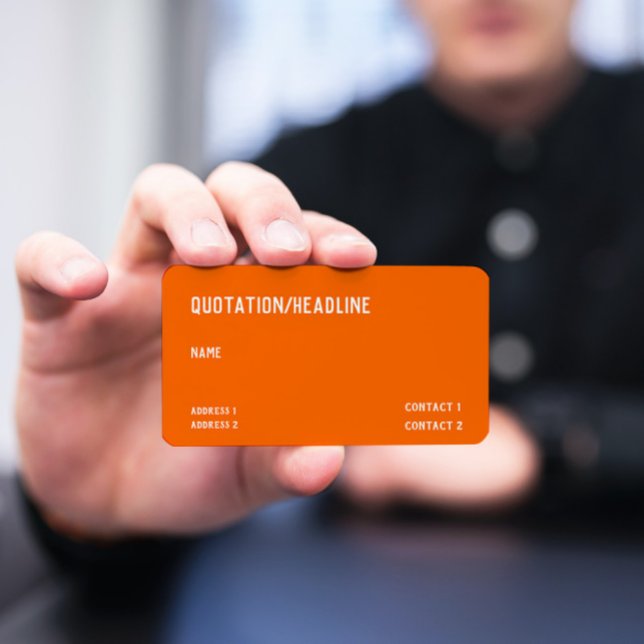 neon orange - QR-Code - Visitenkarte (Von Creator hochgeladen)