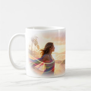 Neon-Ozean-Dreamwave-Tasse Kaffeetasse