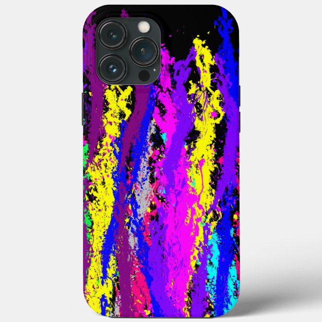 Neon Paint Spritzer Case-Mate iPhone Case (Rückseite)