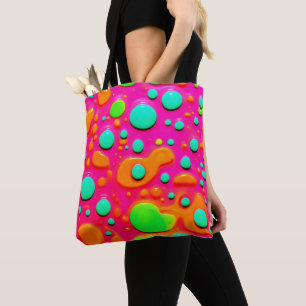 Neon Painting Bubble Art Tasche
