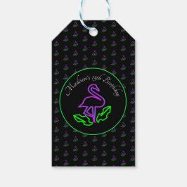 Neon Party Tropical Flamingo Glow Party Teen Gefal Geschenkanhänger