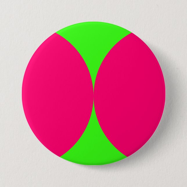 Neon Petal Pop Custom Button (Vorderseite)