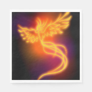 Neon Phoenix Serviette
