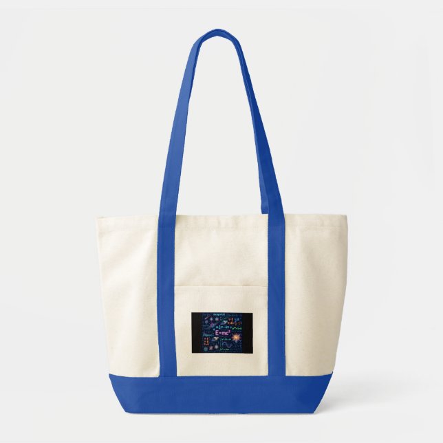 Neon Physics Math Equations Tote Bag | Science STE Tragetasche (Vorne)