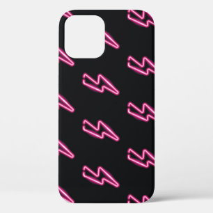 Neon Pink Blitze: Dunkler Hintergrund. Case-Mate iPhone Hülle
