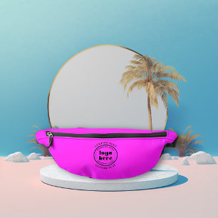 Neon Pink Custom Company Logo-Werbeaktion Bauchtasche