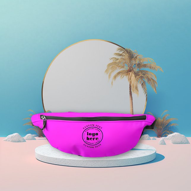 Neon Pink Custom Company Logo-Werbeaktion Bauchtasche (Von Creator hochgeladen)