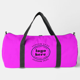 Neon Pink Custom Company Logo-Werbeaktion Duffle Bag