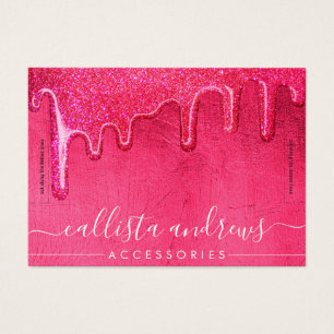 Neon Pink Dick Glitzer Tropfen Bracelet Display