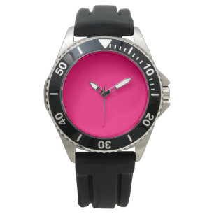 Neon Pink Diver Watch - Anpassbar und kühl Armbanduhr