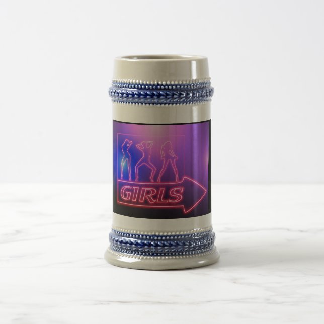 Neon Pink Girls signieren Thunder_Cove Bierglas (Mittel)