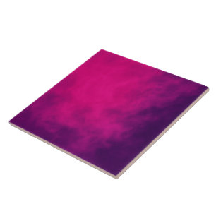 Neon Pink Gradient Keramik Tile - Anpassbar Fliese