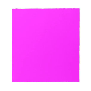 Neon pink hex code FF00FF Notizblock
