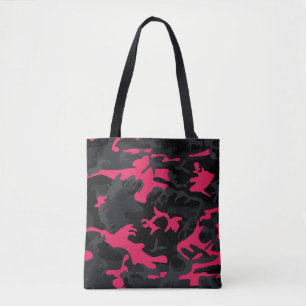 Neon Pink Highlights Camouflage Tasche