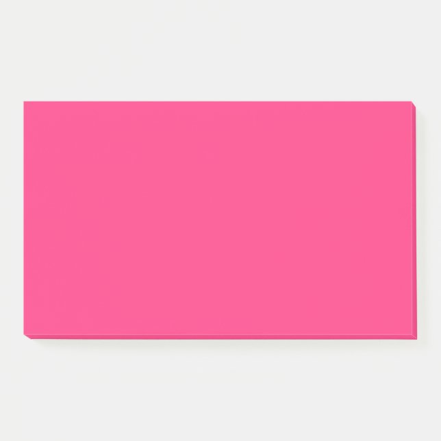 Neon Pink JUMBO Post-it Klebezettel (Vorderseite)