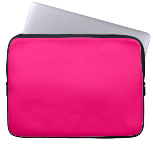 Neon Pink Laptop Sleeve - Benutzerdefinierter Schu