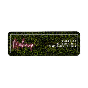 Neon Pink Makeup Artist Cosmetologe Beruflich