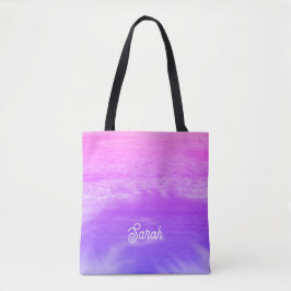 Neon Pink Orange Lila tropisches Paradies Trendy Tasche