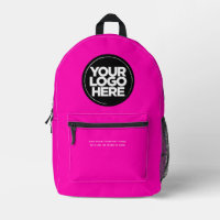 Neon Pink | Personalisiertes Firmenlogo und Text