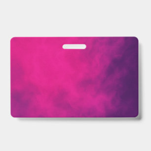 Neon-Pink-Rauch-Event-Abzeichen – Anpassbar Ausweis