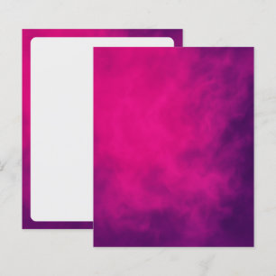 Neon Pink Smoke Event Paper Sheet - Anpassbar