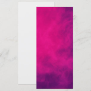 Neon Pink Smoke Flat Menu Card - Anpassbar Menükarte