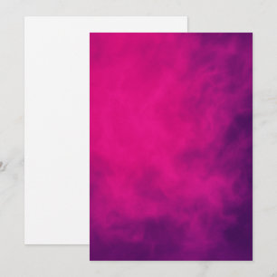 Neon Pink Smoke Save the Date Karte - individuell