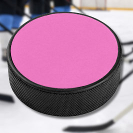 Neon Pink Solid Color | Classic Eishockey Puck
