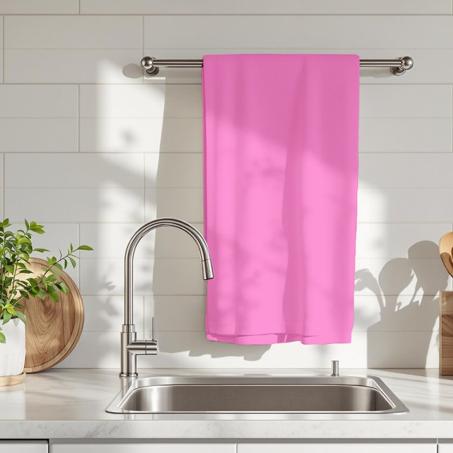 Neon Pink Solid Color | Classic Geschirrtuch (Von Creator hochgeladen)