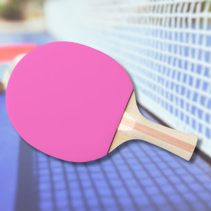 Neon Pink Solid Color   Classic Tischtennis Schläger