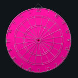 Neon Pink Solid Color Dartscheibe<br><div class="desc">Ein lebhaftes und elektrisierendes Rosa, das voller Energie und Spannung ist.Es erinnert an Neonschilder, die ein pulsierendes Nachtleben in der Stadt oder die lebhaften Farben tropischer Blume beleuchten. Diese Farbe ist kühn, spielerisch und unentschuldbar lebendig. Ideal, um eine beeindruckende Aussage zu machen.</div>