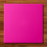 Neon Pink Solid Color Fliese<br><div class="desc">Neon Pink Solid Color</div>