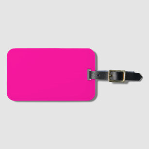 Neon Pink Solid Color Gepäckanhänger