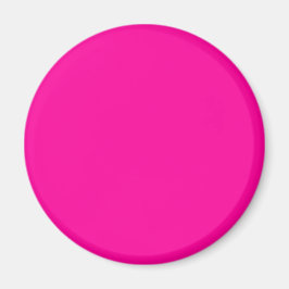 Neon Pink Solid Color Magnet