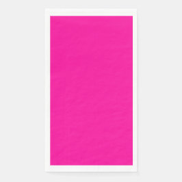 Neon Pink Solid Color Serviette