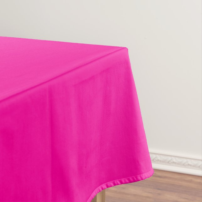 Neon Pink Solid Color Tischdecke (Beispiel)