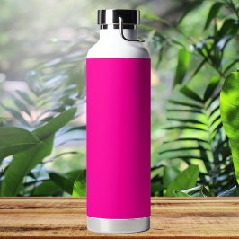 Neon Pink Solid Color Trinkflasche