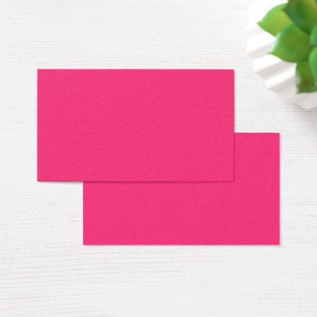 Neon Pink Visitenkarte (Schreibtisch)