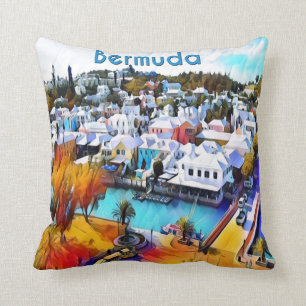 Neon Pop Art Bermuda Kopfkissen Kissen