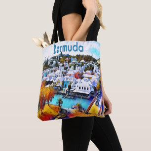 Neon Pop Art Bermuda Tasche
