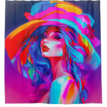 Neon Pop Art Portrait